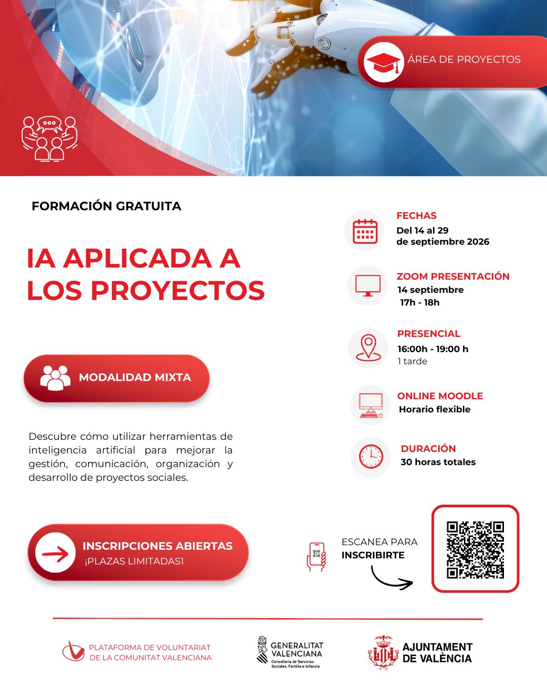 Póster de IA aplicada a los proyectos.