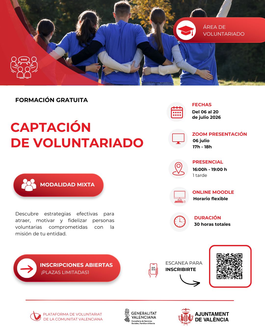 Póster de Captación de voluntarios