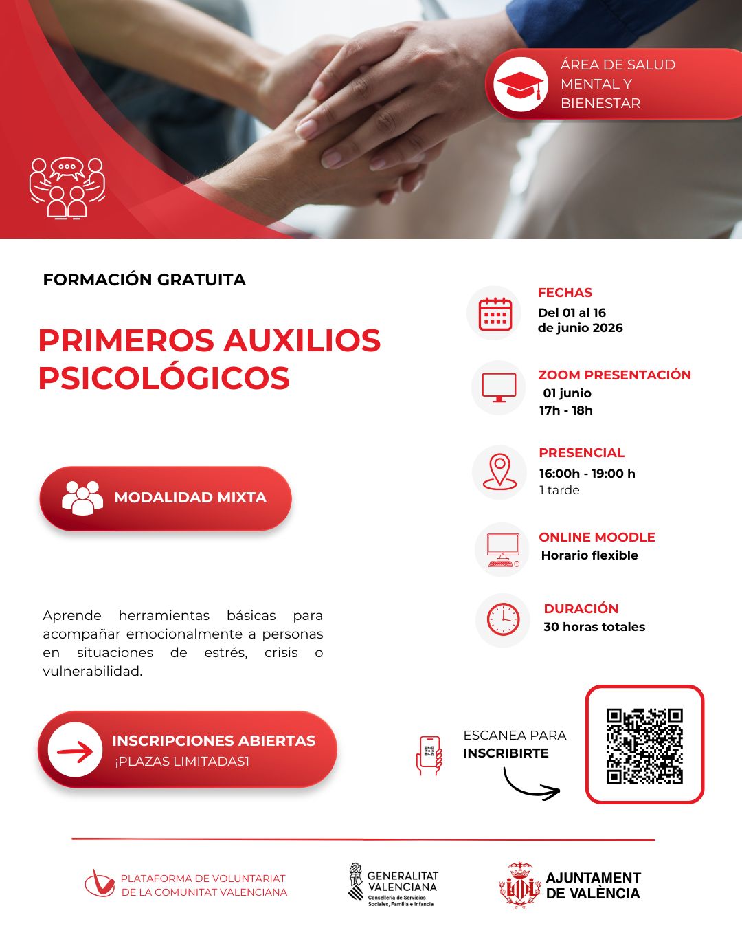Póster de Primeros auxilios psicológicos